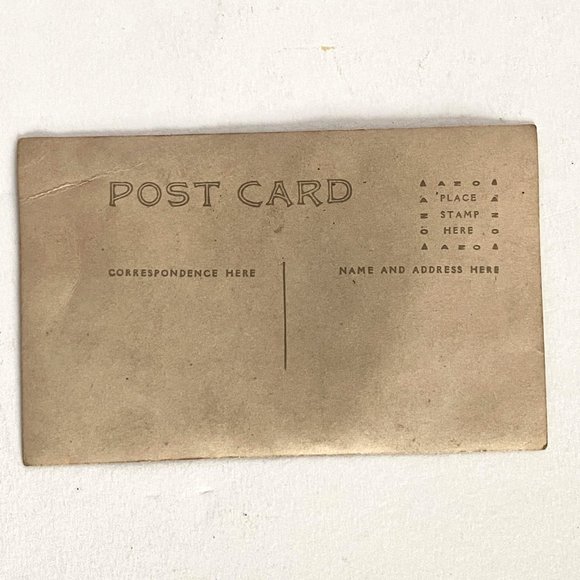 RPPC c1910 Two Young Girls Holding Hands Gel Silver AZO Divided Back Postcard - Picture 4 of 6